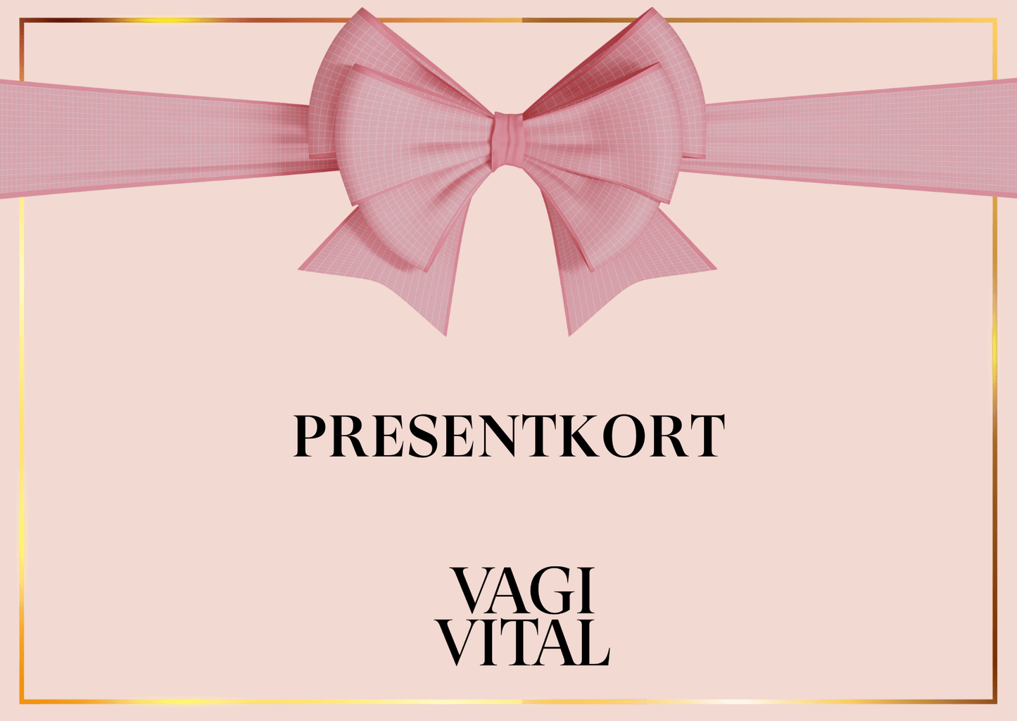 Presentkort VagiVital (Välj valör) - VagiVital Sweden