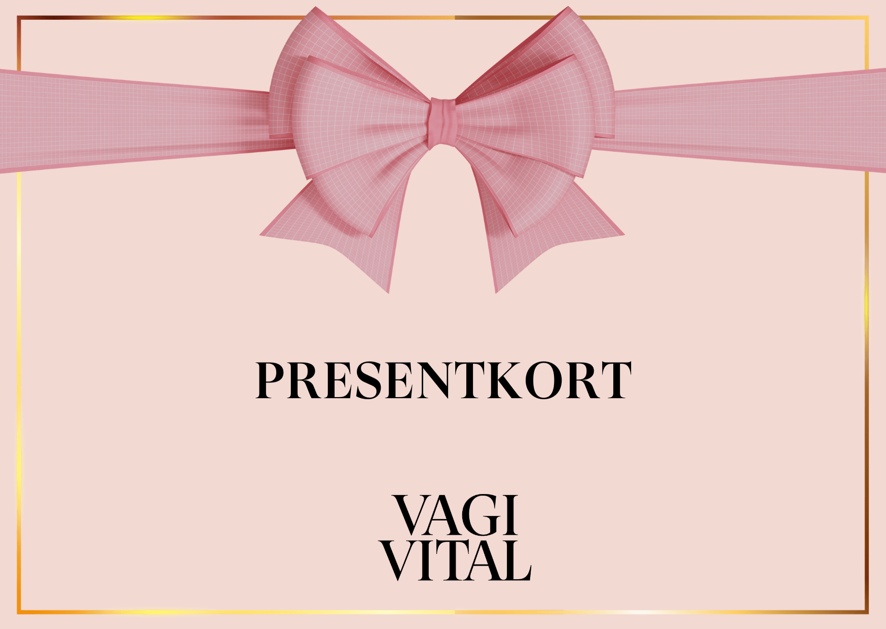 Presentkort VagiVital (Välj valör) - VagiVital Sweden