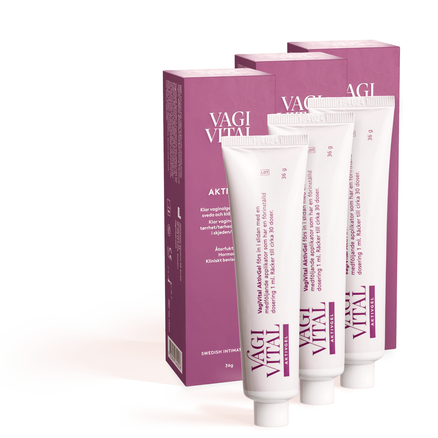 3 - Pack AktivGel - VagiVital Sweden